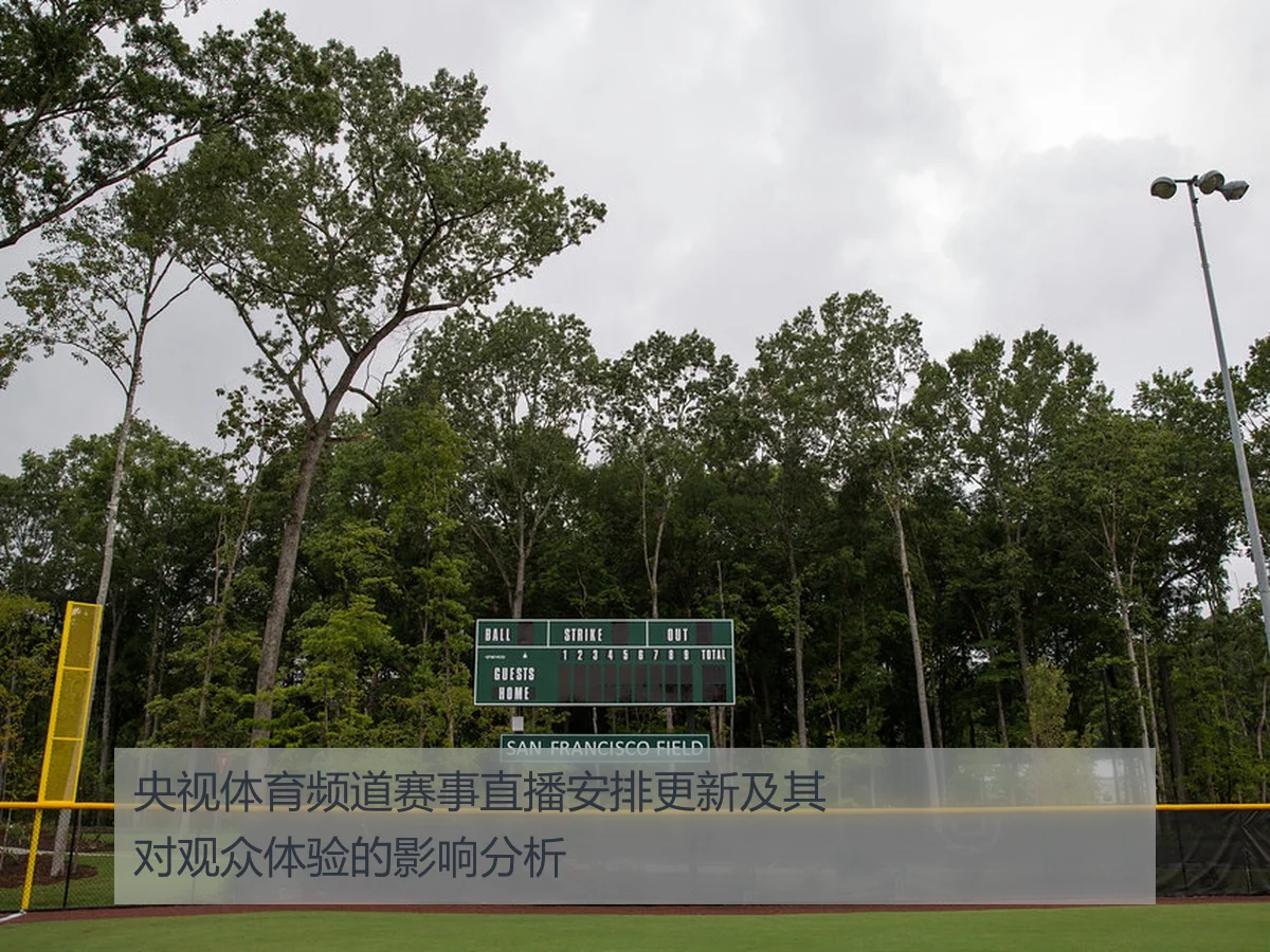 央视体育频道赛事直播安排更新及其对观众体验的影响分析